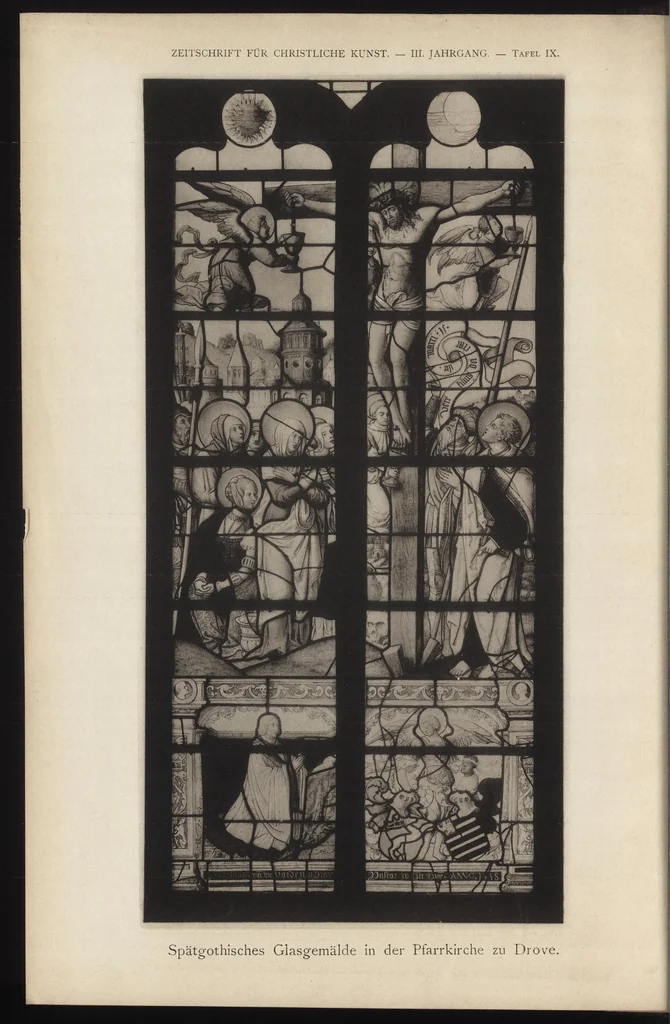 An illustration from Zeitschrift für christliche Kunst .., 1888, leaf 149