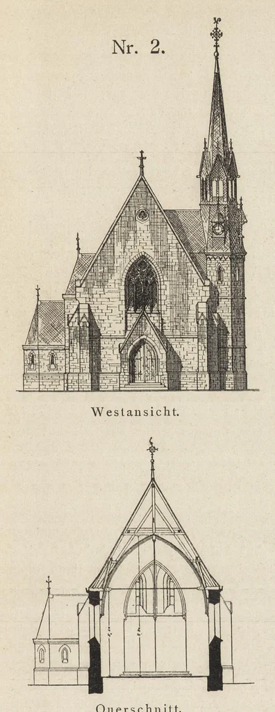 An illustration from Zeitschrift für christliche Kunst .., 1888, leaf 164