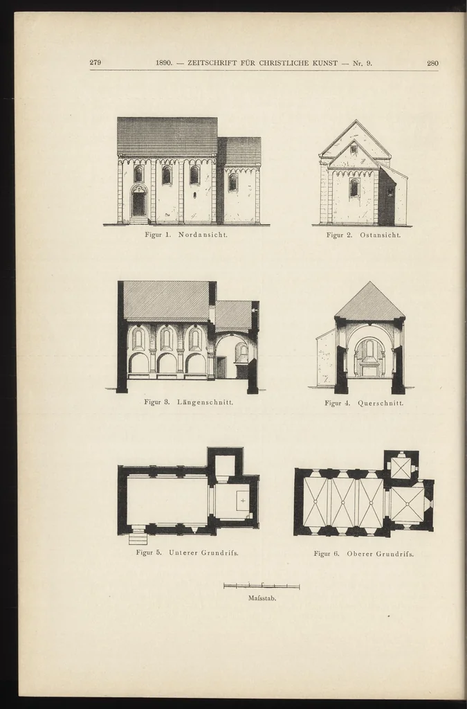 An illustration from Zeitschrift für christliche Kunst .., 1888, leaf 205