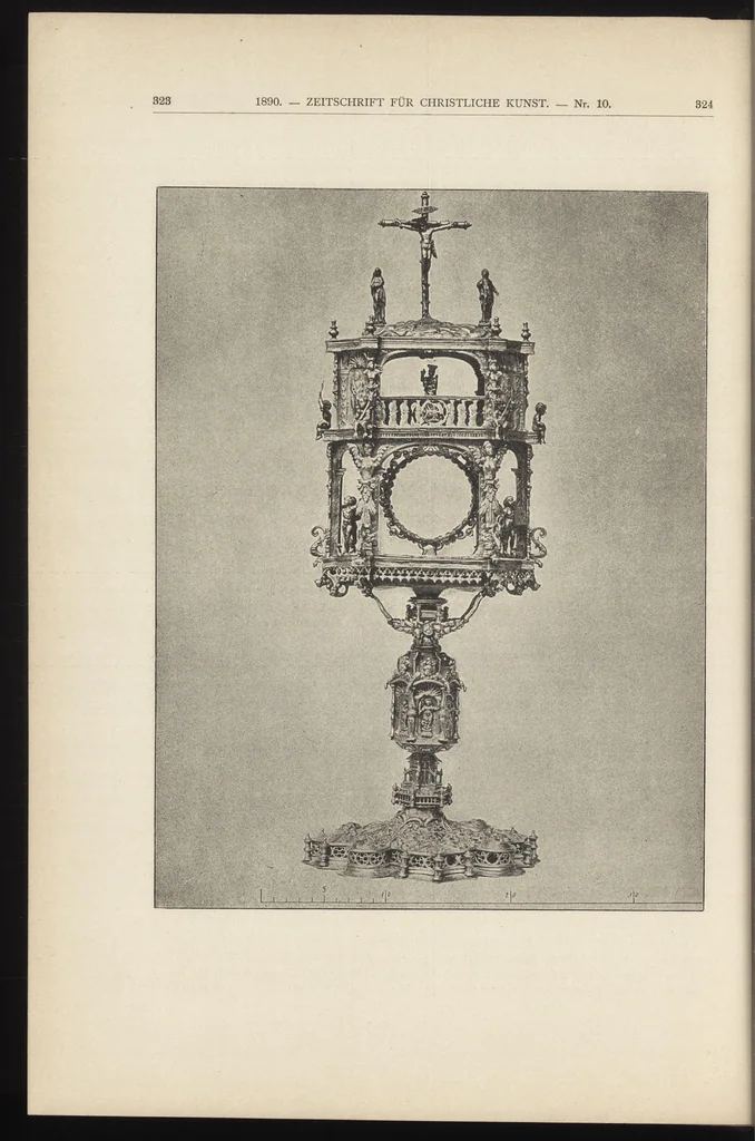 An illustration from Zeitschrift für christliche Kunst .., 1888, leaf 231