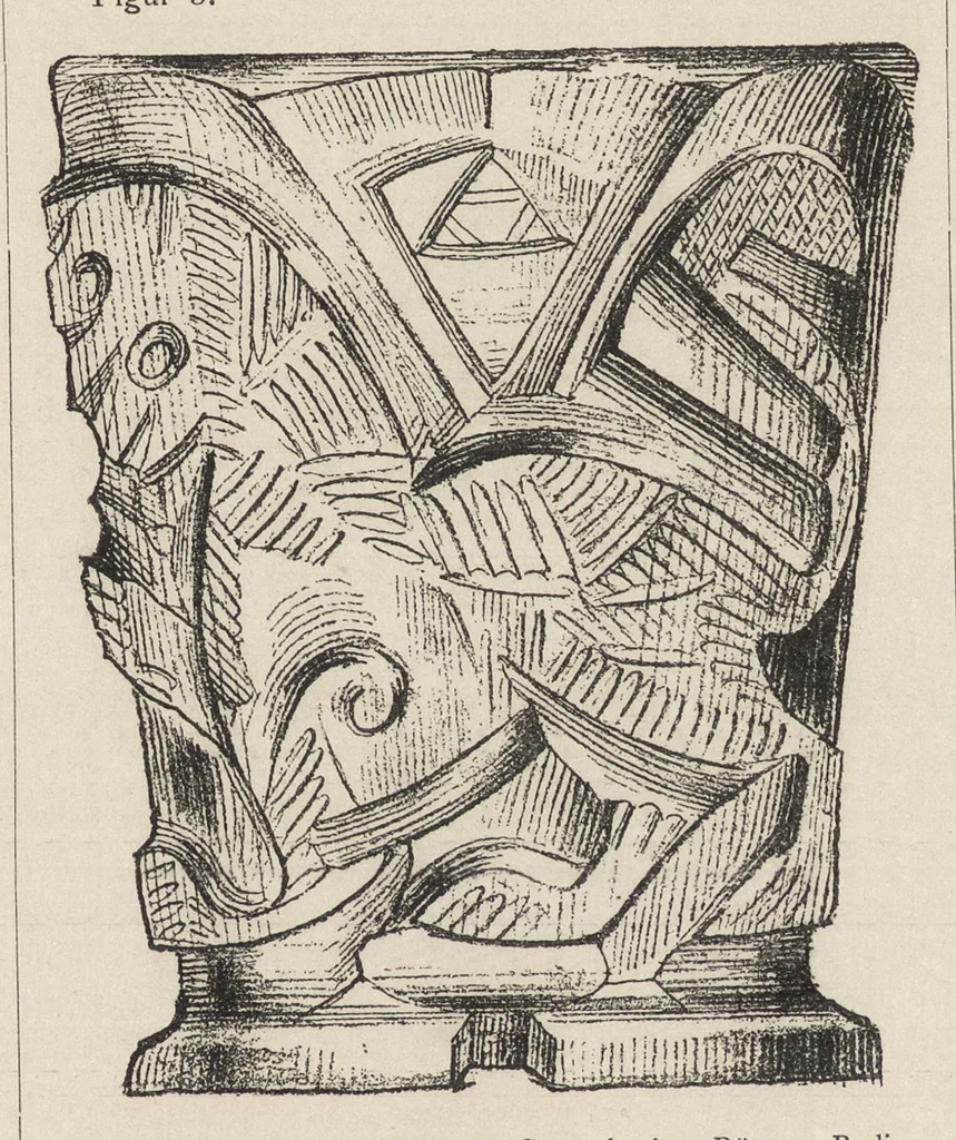 An illustration from Zeitschrift für christliche Kunst .., 1888, leaf 244