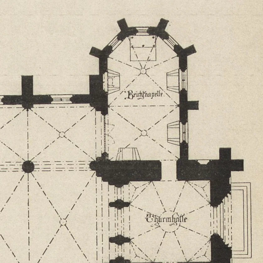 An illustration from Zeitschrift für christliche Kunst .., 1888, leaf 50