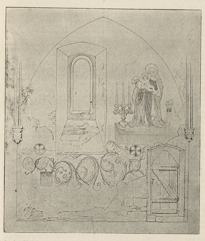 An illustration from Zeitschrift für christliche Kunst .., 1888, leaf 80
