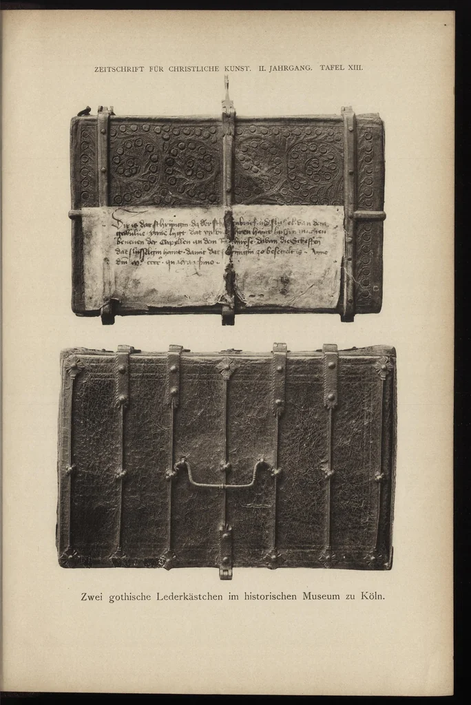 An illustration from Zeitschrift für christliche Kunst .., 1888, leaf 204