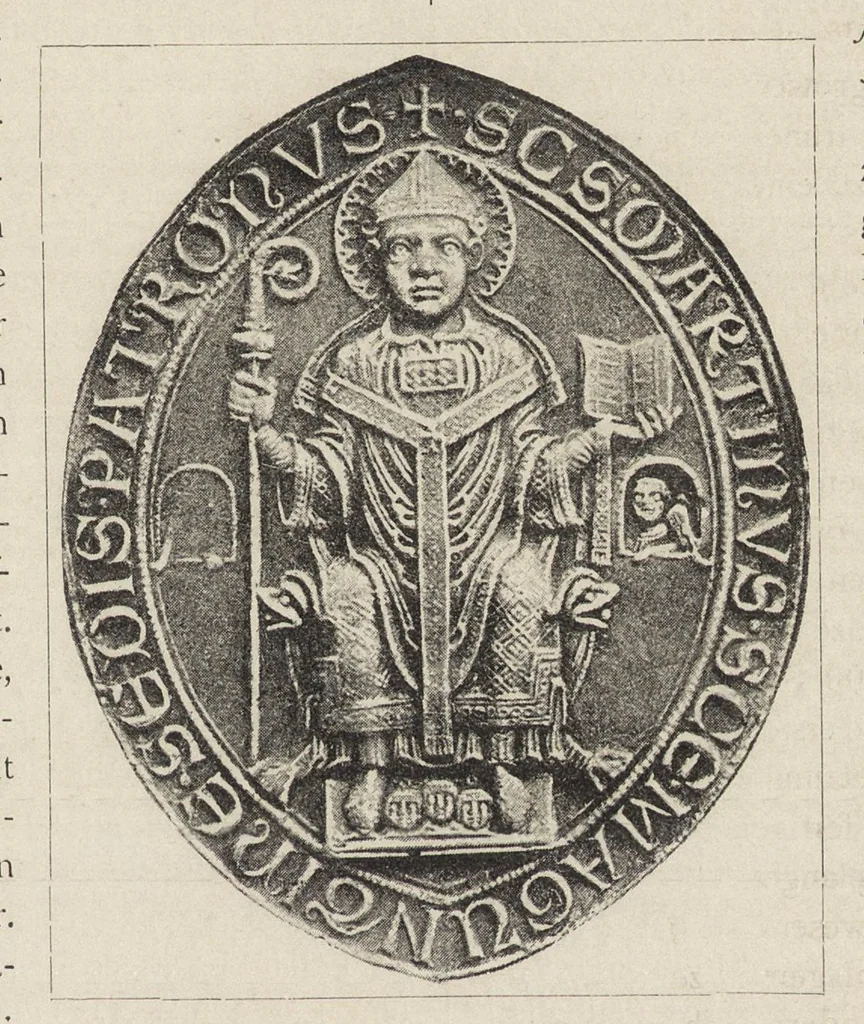 An illustration from Zeitschrift für christliche Kunst .., 1888, leaf 278