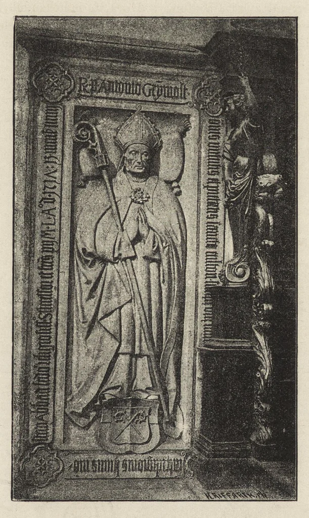 An illustration from Zeitschrift für christliche Kunst .., 1888, leaf 40