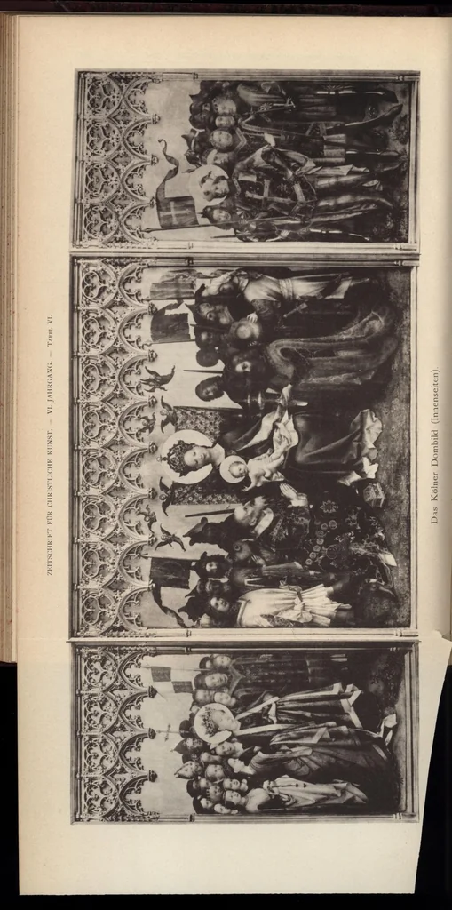 An illustration from Zeitschrift für christliche Kunst .., 1888, leaf 133
