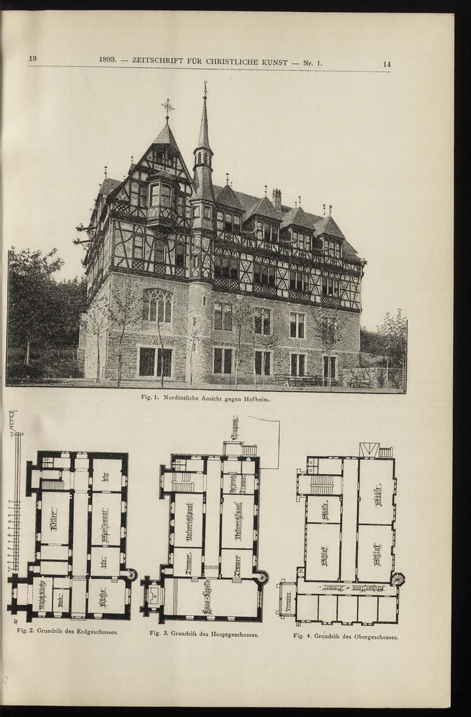 An illustration from Zeitschrift für christliche Kunst .., 1888, leaf 22