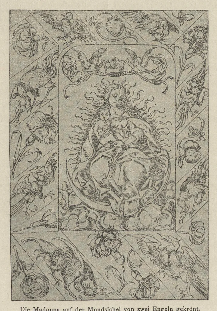 An illustration from Zeitschrift für christliche Kunst .., 1888, leaf 220