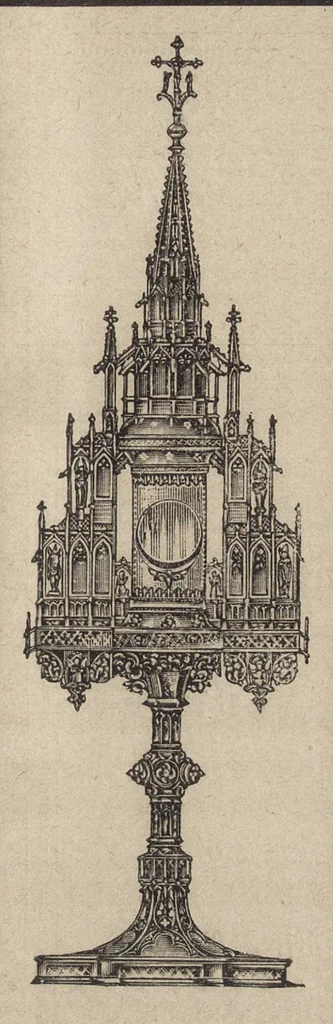 An illustration from Zeitschrift für christliche Kunst .., 1888, leaf 250