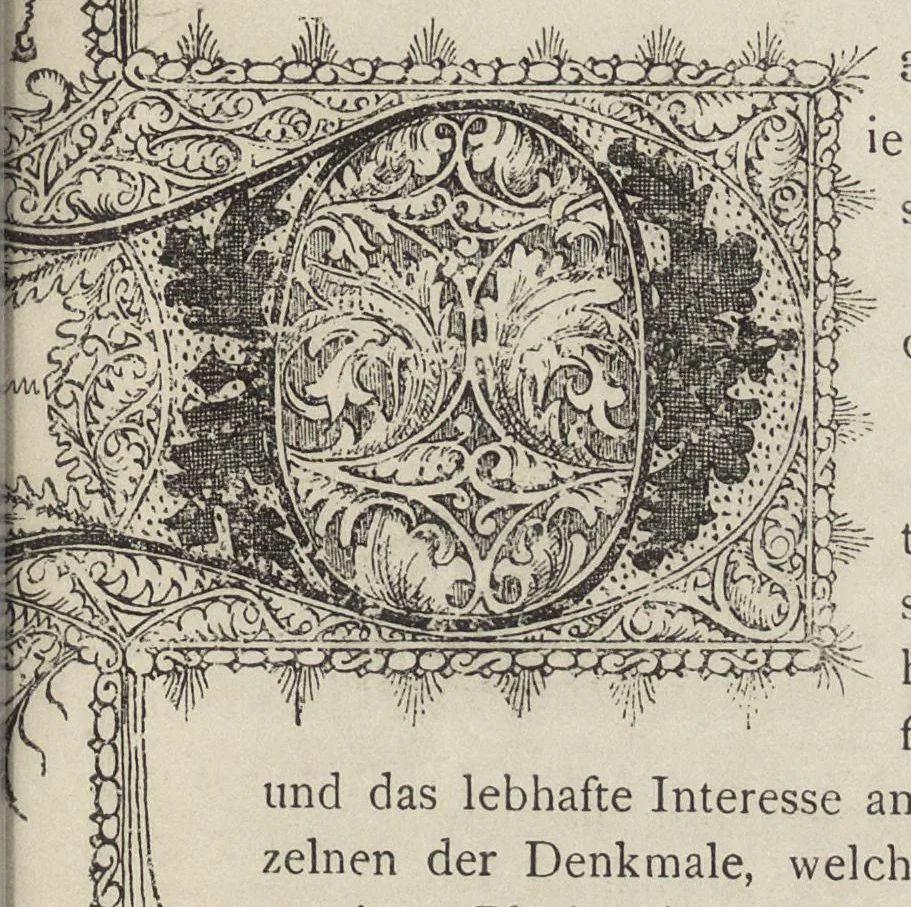 An illustration from Zeitschrift für christliche Kunst .., 1888, leaf 60