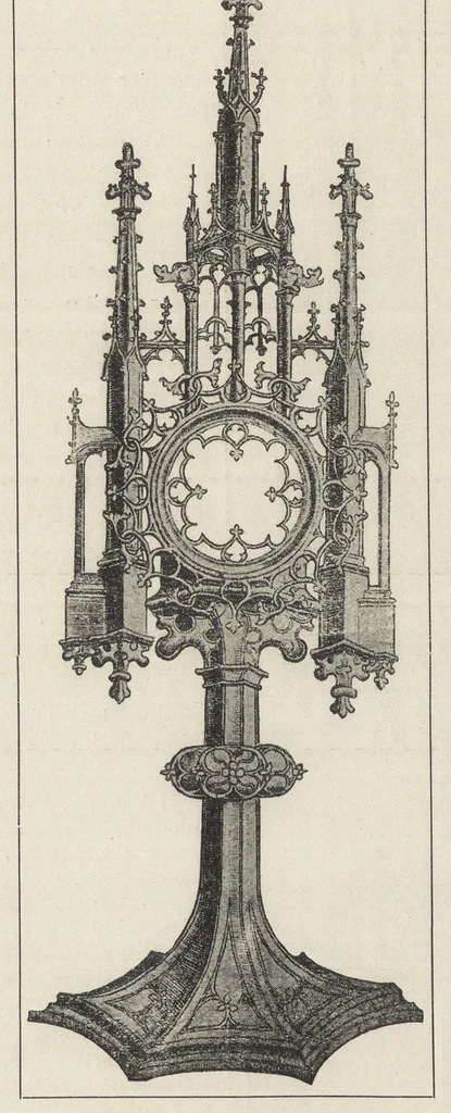 An illustration from Zeitschrift für christliche Kunst .., 1888, leaf 63