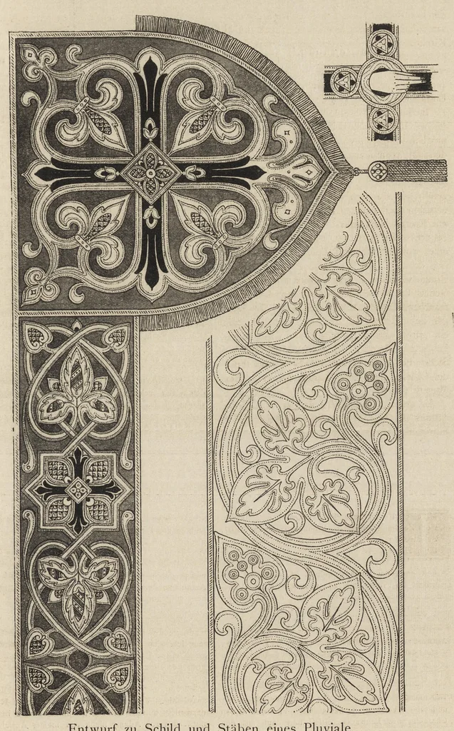 An illustration from Zeitschrift für christliche Kunst .., 1888, leaf 240