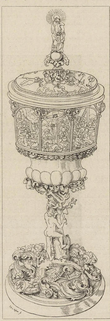 An illustration from Zeitschrift für christliche Kunst .., 1888, leaf 254