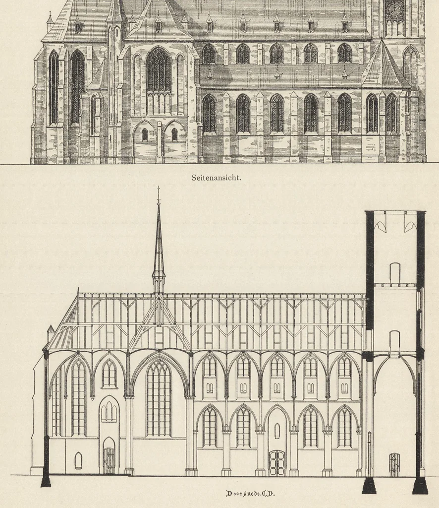 An illustration from Zeitschrift für christliche Kunst .., 1888, leaf 89