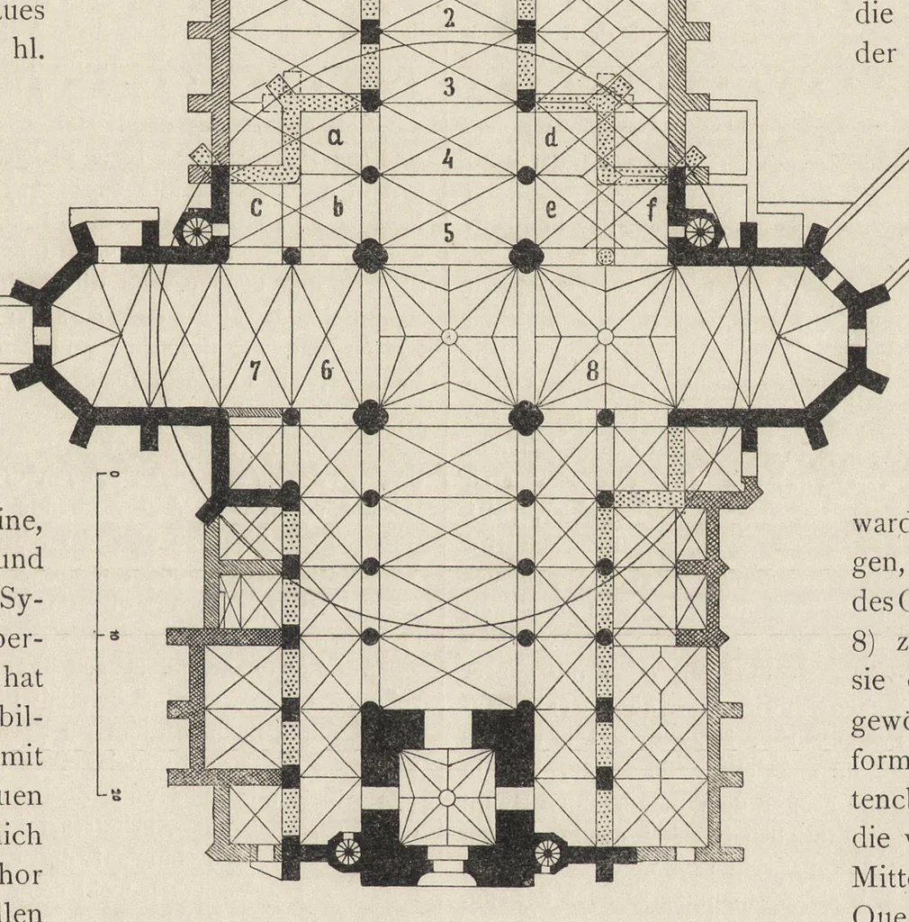 An illustration from Zeitschrift für christliche Kunst .., 1888, leaf 94