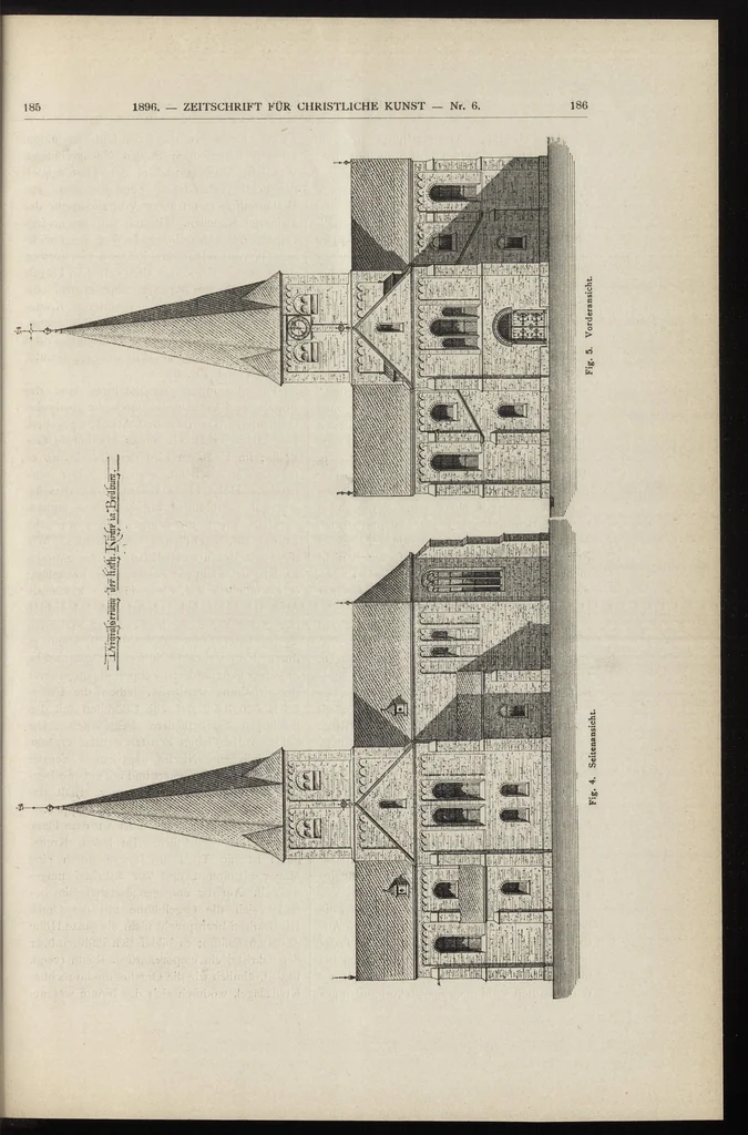 An illustration from Zeitschrift für christliche Kunst .., 1888, leaf 124
