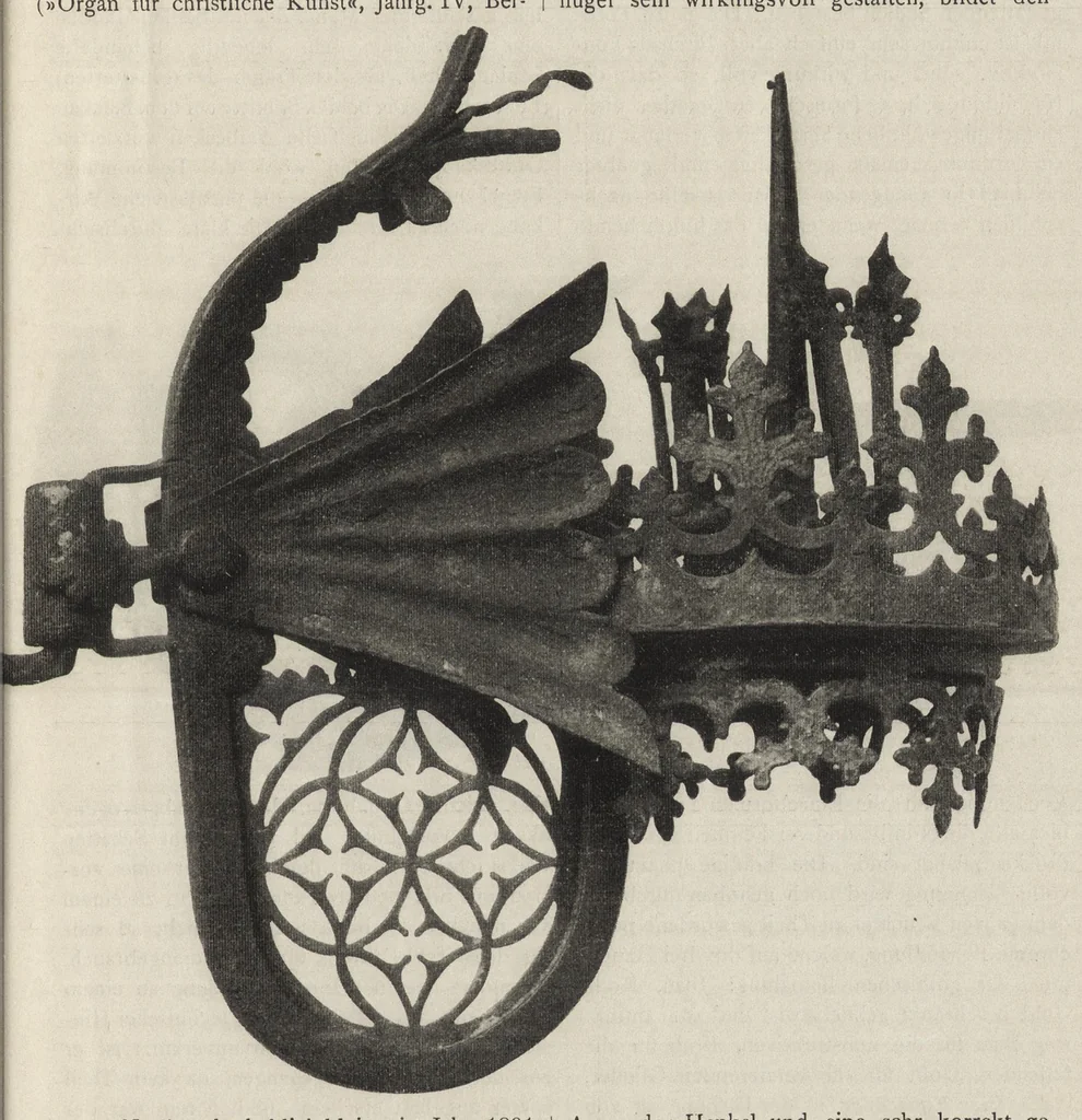 An illustration from Zeitschrift für christliche Kunst .., 1888, leaf 142