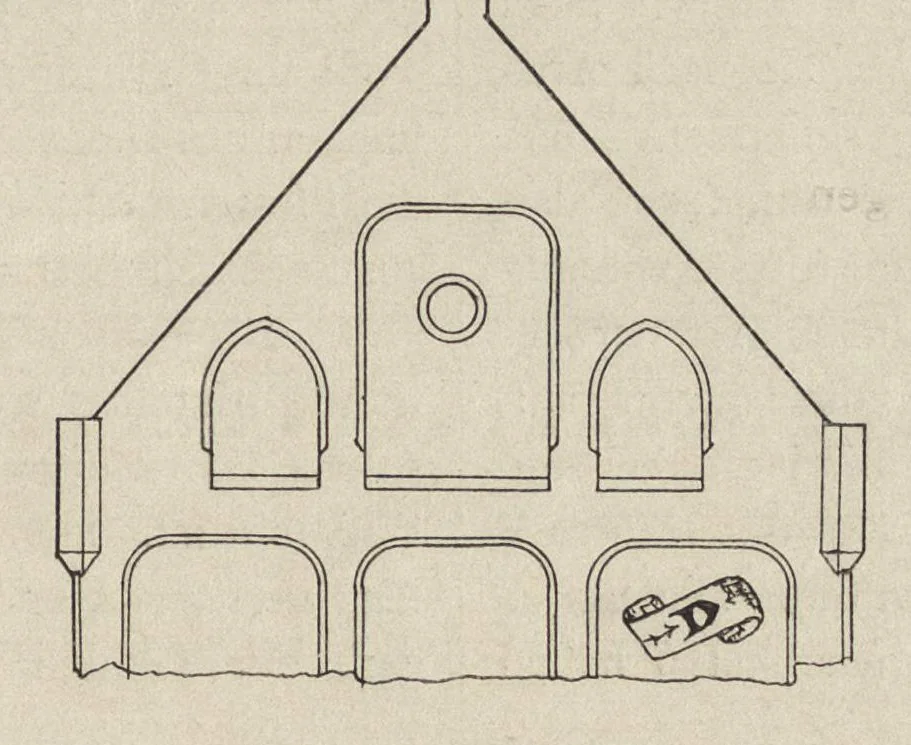 An illustration from Zeitschrift für christliche Kunst .., 1888, leaf 202