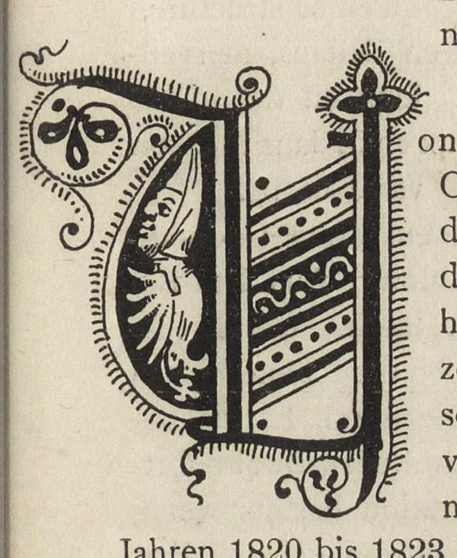 An illustration from Zeitschrift für christliche Kunst .., 1888, leaf 170