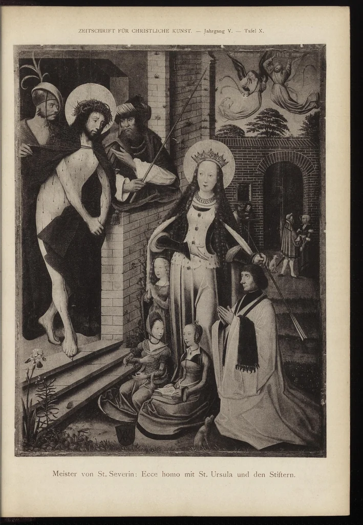 An illustration from Zeitschrift für christliche Kunst .., 1888, leaf 196
