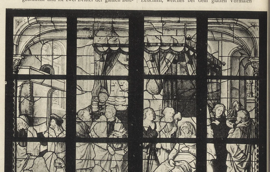 An illustration from Zeitschrift für christliche Kunst .., 1888, leaf 25