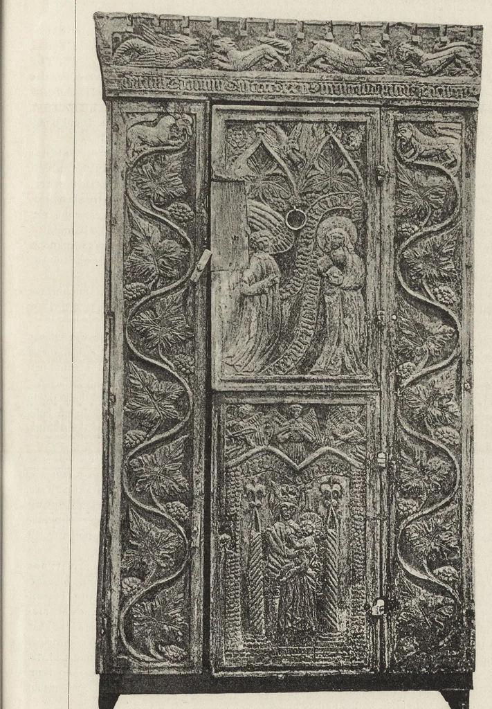 An illustration from Zeitschrift für christliche Kunst .., 1888, leaf 156