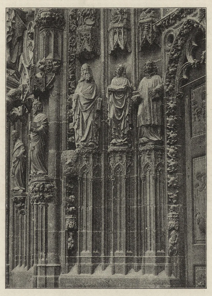 An illustration from Zeitschrift für christliche Kunst .., 1888, leaf 180
