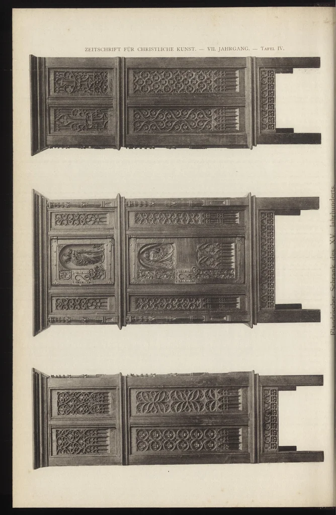 An illustration from Zeitschrift für christliche Kunst .., 1888, leaf 73
