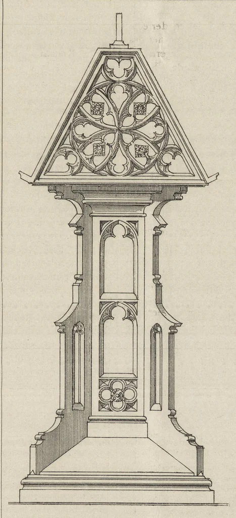 An illustration from Zeitschrift für christliche Kunst .., 1888, leaf 132