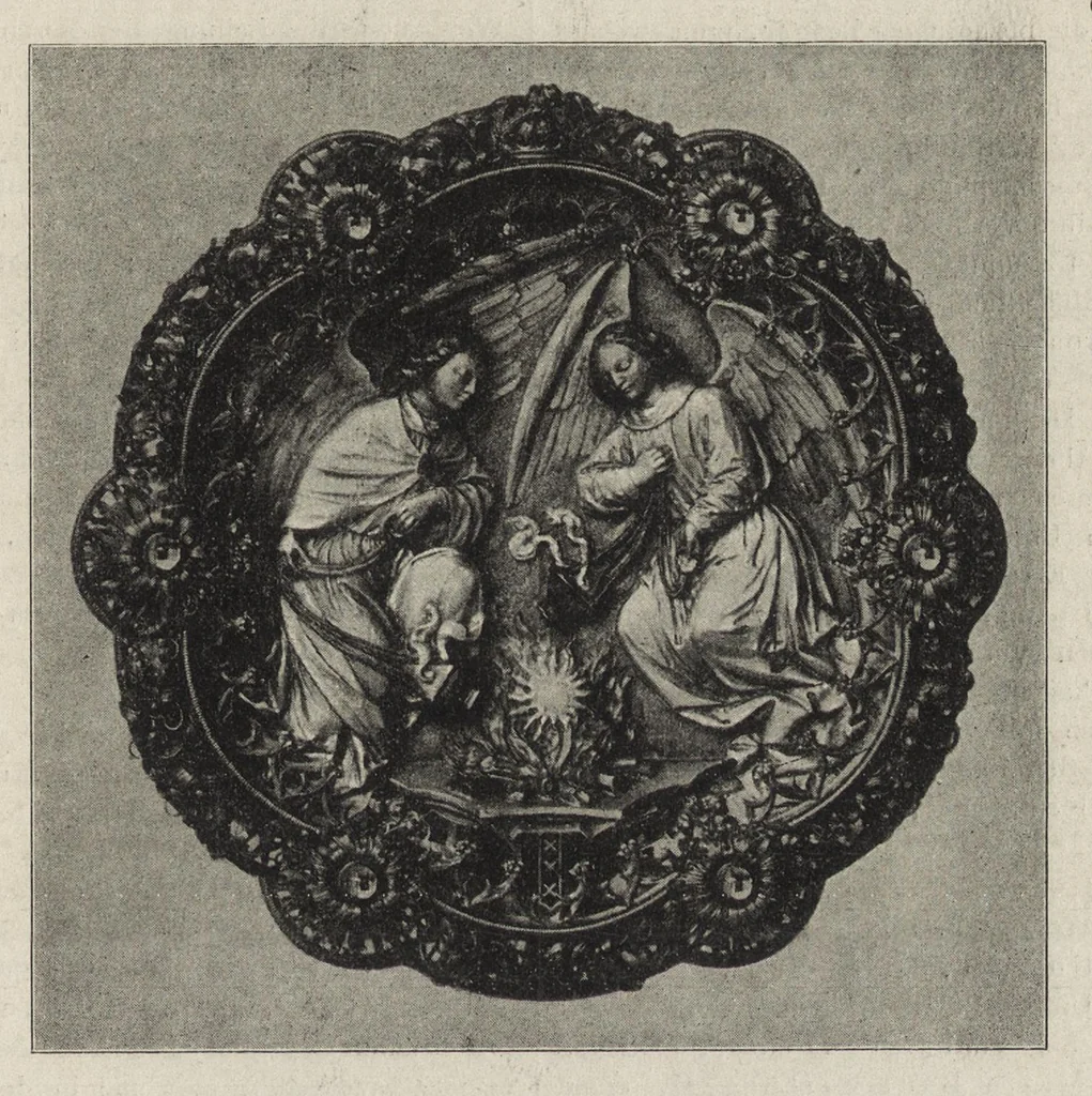 An illustration from Zeitschrift für christliche Kunst .., 1888, leaf 214