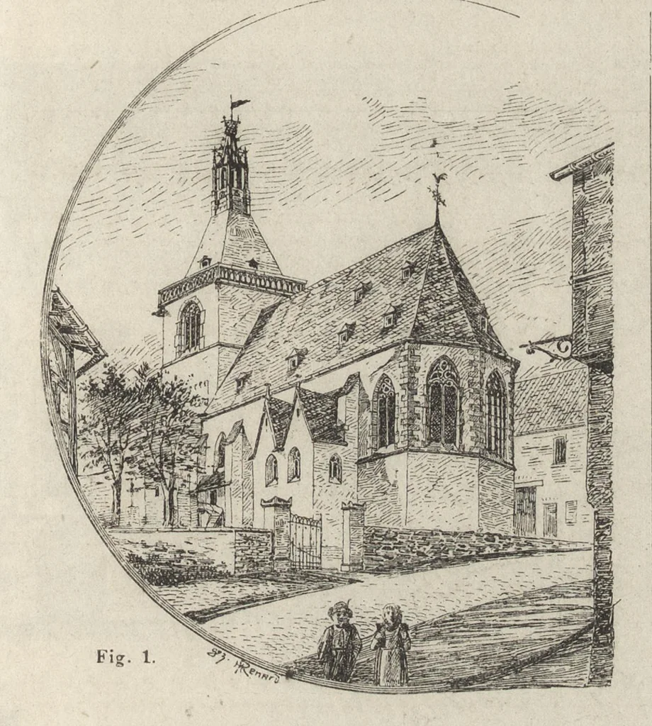 An illustration from Zeitschrift für christliche Kunst .., 1888, leaf 218