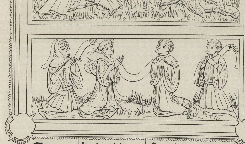 An illustration from Zeitschrift für christliche Kunst .., 1888, leaf 104
