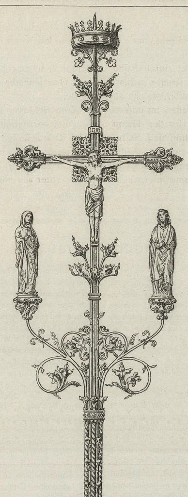 An illustration from Zeitschrift für christliche Kunst .., 1888, leaf 186