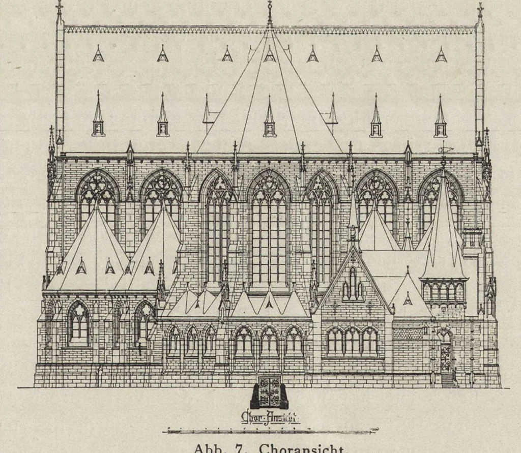 An illustration from Zeitschrift für christliche Kunst .., 1888, leaf 58