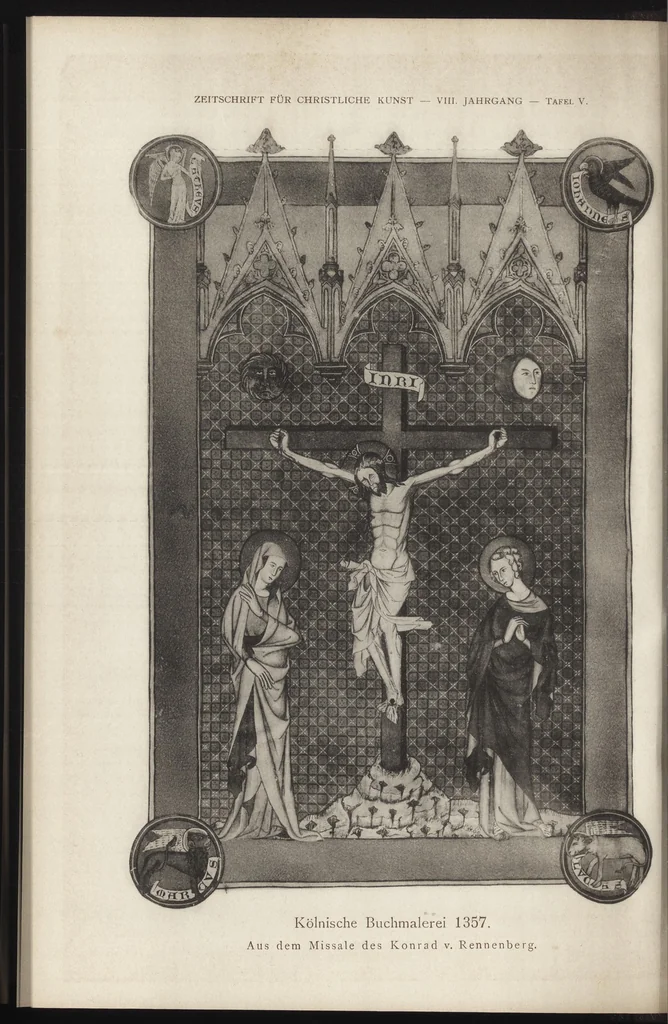 An illustration from Zeitschrift für christliche Kunst .., 1888, leaf 93