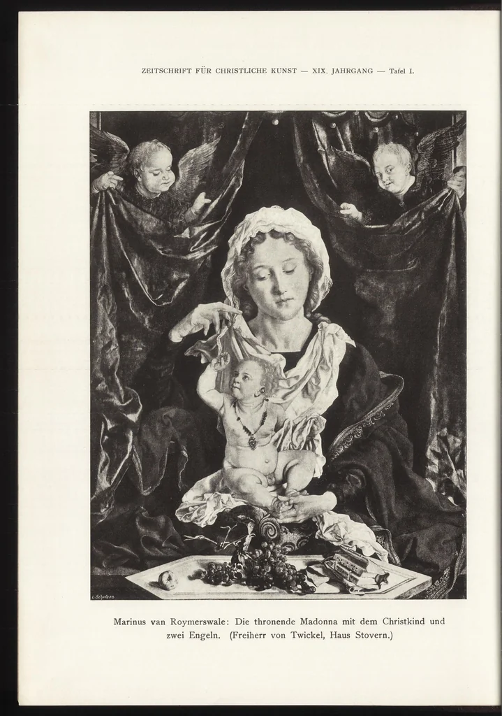 An illustration from Zeitschrift für christliche Kunst .., 1888, leaf 15