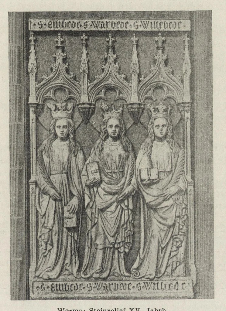 An illustration from Zeitschrift für christliche Kunst .., 1888, leaf 94