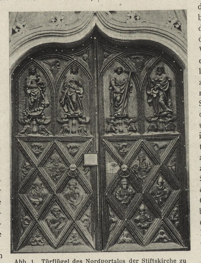 An illustration from Zeitschrift für christliche Kunst .., 1888, leaf 108