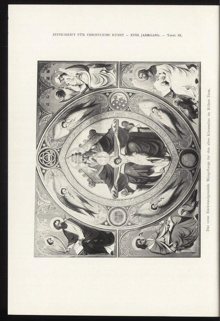An illustration from Zeitschrift für christliche Kunst .., 1888, leaf 387