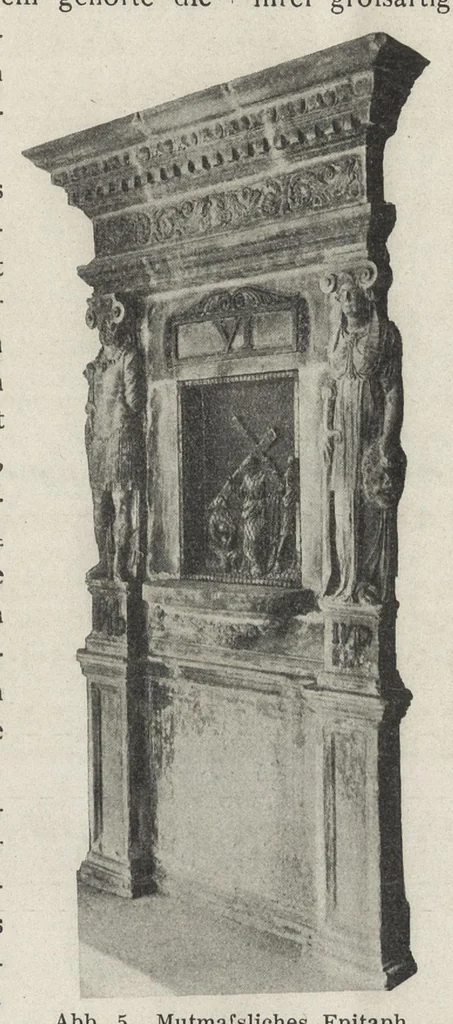 An illustration from Zeitschrift für christliche Kunst .., 1888, leaf 152