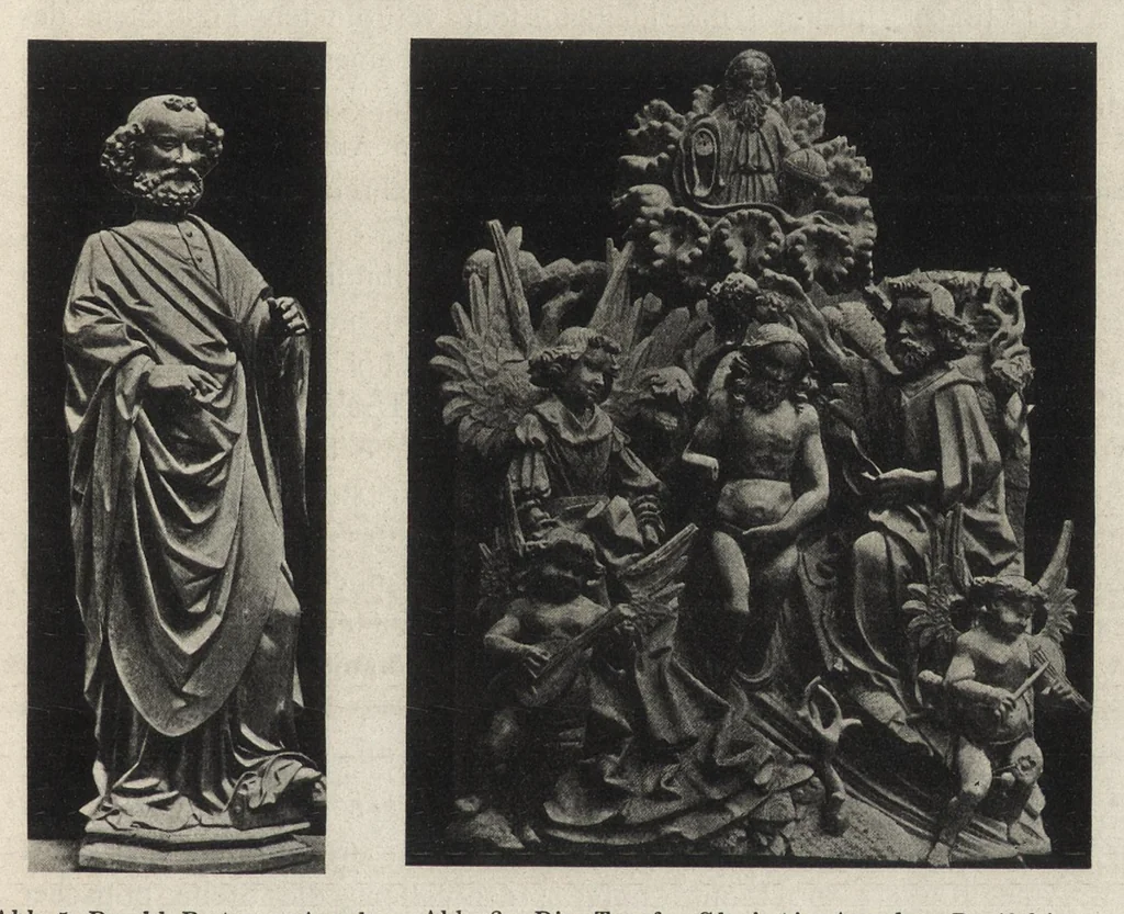 An illustration from Zeitschrift für christliche Kunst .., 1888, leaf 204
