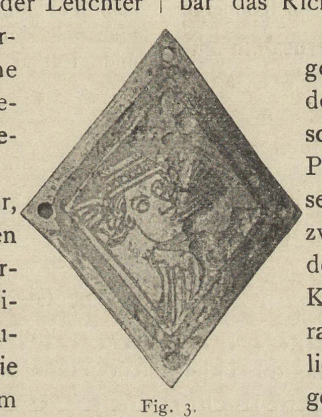An illustration from Zeitschrift für christliche Kunst .., 1888, leaf 266