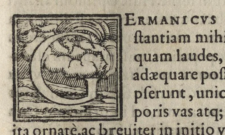 An illustration from Augustarum imagines aereis formis expressae : vitae quoque earundem breviter enarratae, Signorum etiam, quae in posteriori parte numismatu[m] efficta su[n]t ratio explicata, 1558, leaf 112