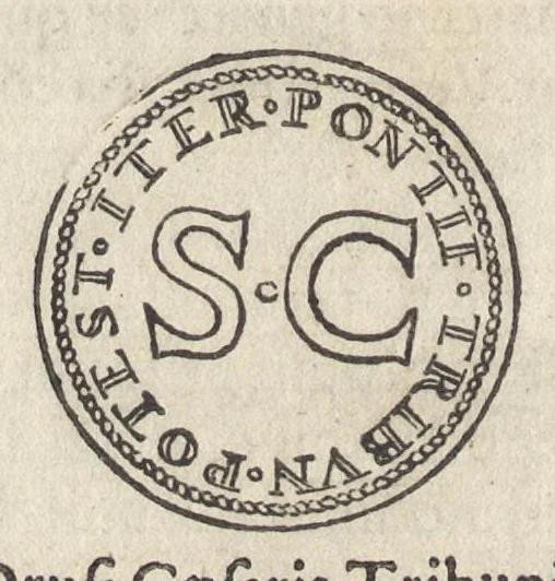 An illustration from Augustarum imagines aereis formis expressae : vitae quoque earundem breviter enarratae, Signorum etiam, quae in posteriori parte numismatu[m] efficta su[n]t ratio explicata, 1558, leaf 93