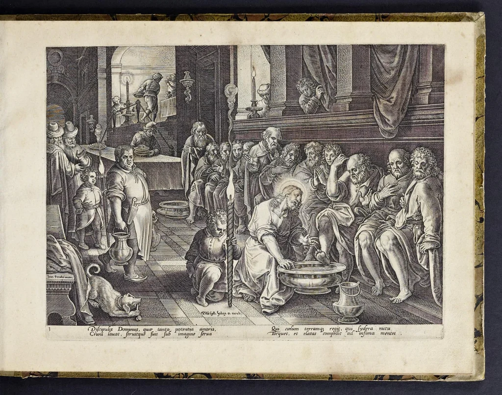 An illustration from Passio, mors, et ressvrrectio dn. nostri Iesv Christi : iconobus artificiosissimis, 1571, leaf 14
