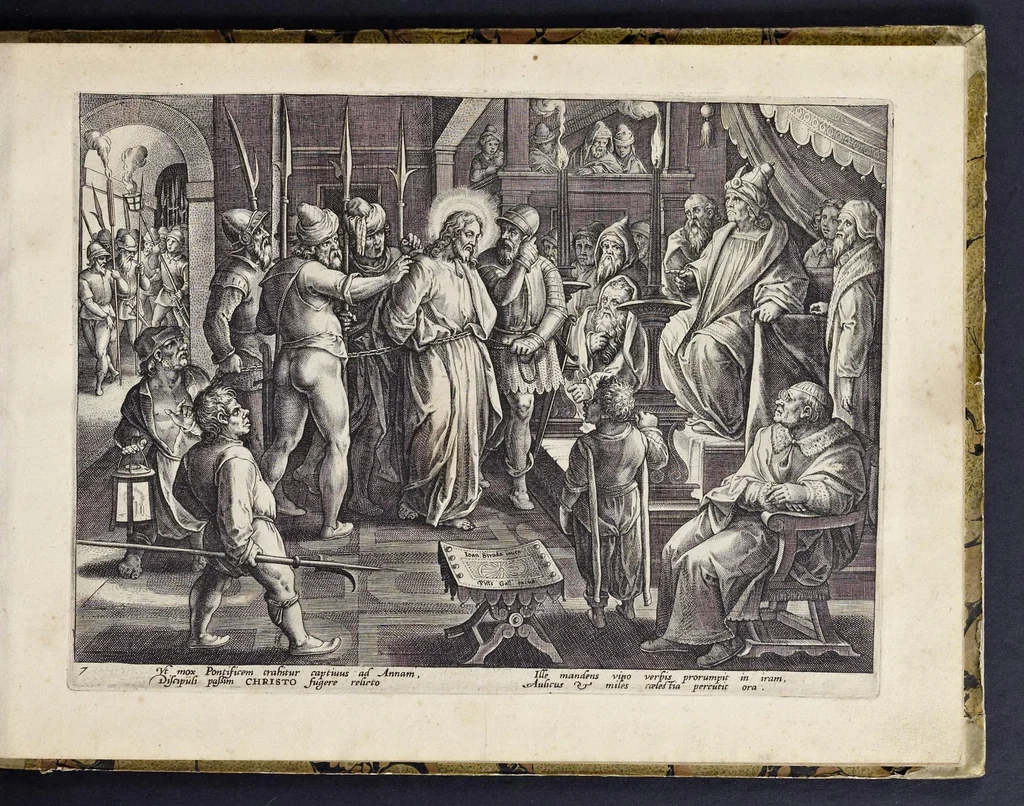 An illustration from Passio, mors, et ressvrrectio dn. nostri Iesv Christi : iconobus artificiosissimis, 1571, leaf 22