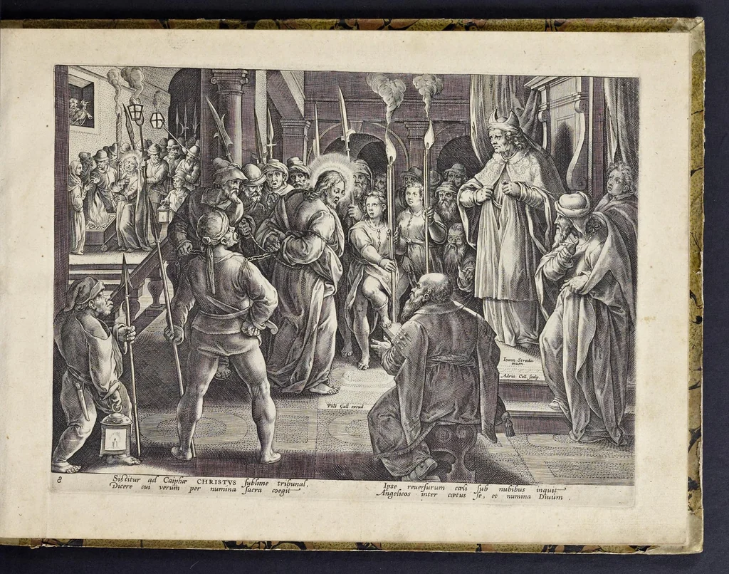 An illustration from Passio, mors, et ressvrrectio dn. nostri Iesv Christi : iconobus artificiosissimis, 1571, leaf 24