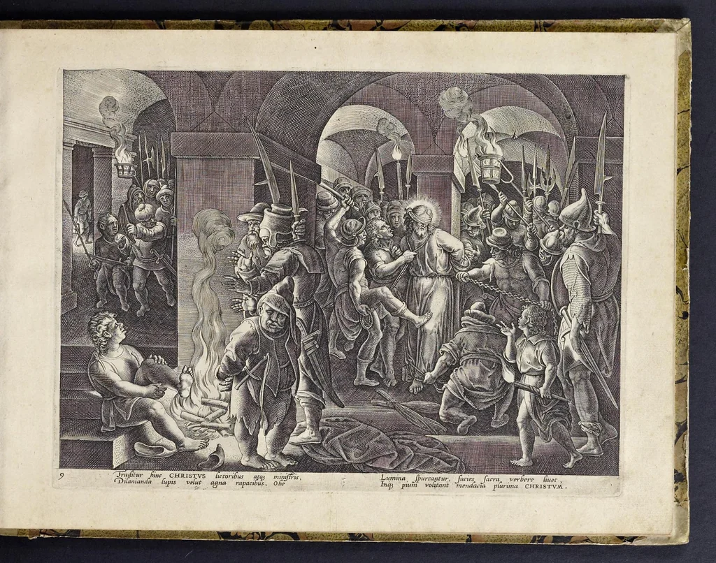 An illustration from Passio, mors, et ressvrrectio dn. nostri Iesv Christi : iconobus artificiosissimis, 1571, leaf 26
