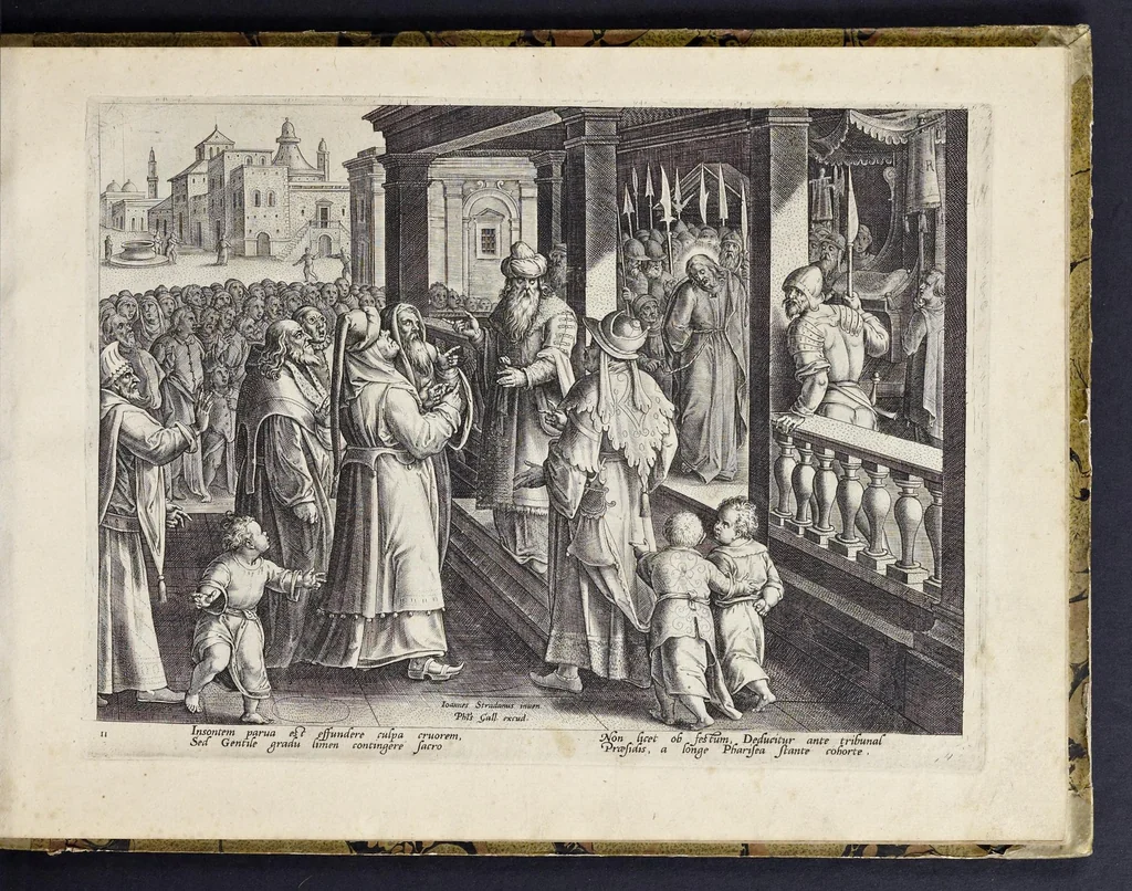 An illustration from Passio, mors, et ressvrrectio dn. nostri Iesv Christi : iconobus artificiosissimis, 1571, leaf 30